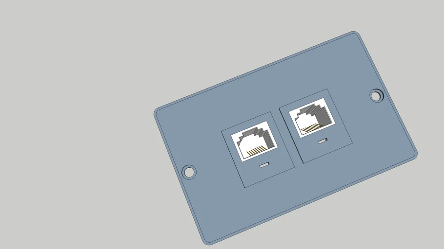 Tampa 2 Módulos RJ45 Condulete TOP Tigre