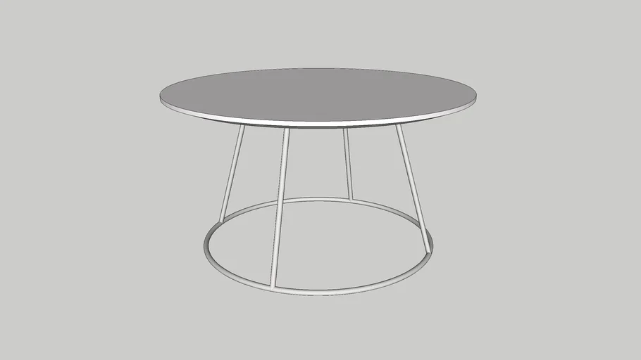 Round lounge table