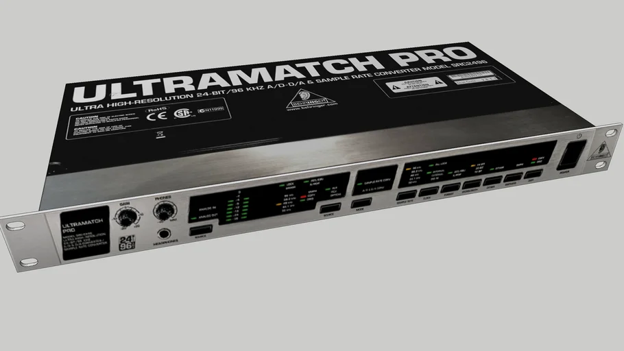 Behringer SRC2496 Ultramatch Pro | 3D Warehouse