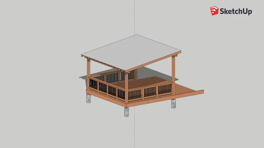 Extended Porch and pergola