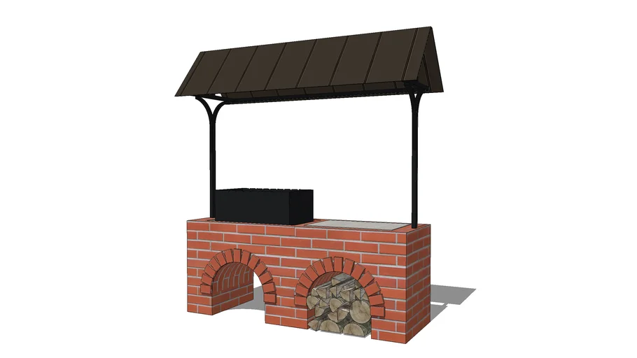 arbor, garden house, barbecue, summer kitchen, беседка, летняя кухня, барбекю.