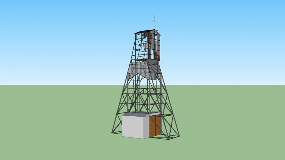Galt #8 Mine Head Frame, Lethbridge, Alberta