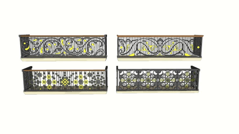Handrail classical | 3D Warehouse