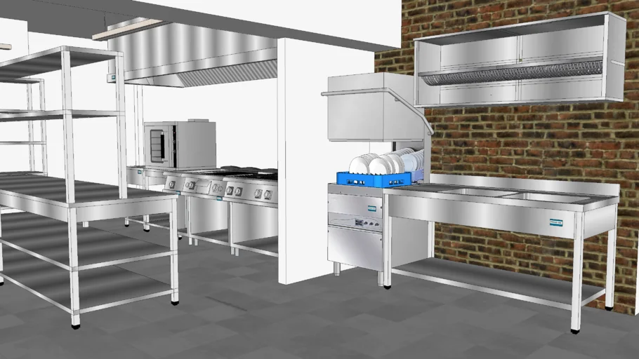 Industrial Kitchen 7 &Pizza