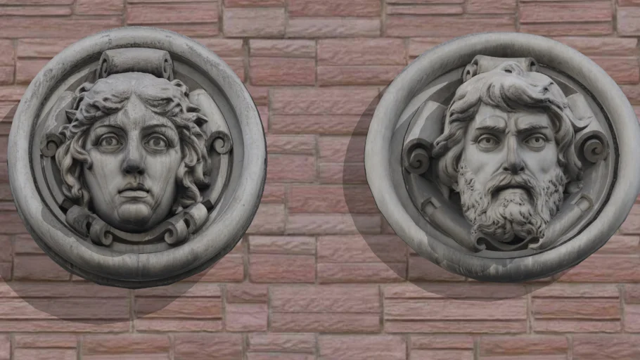 stone art decor