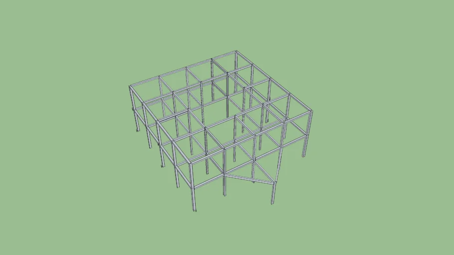 Steel 'I' Beam Structure