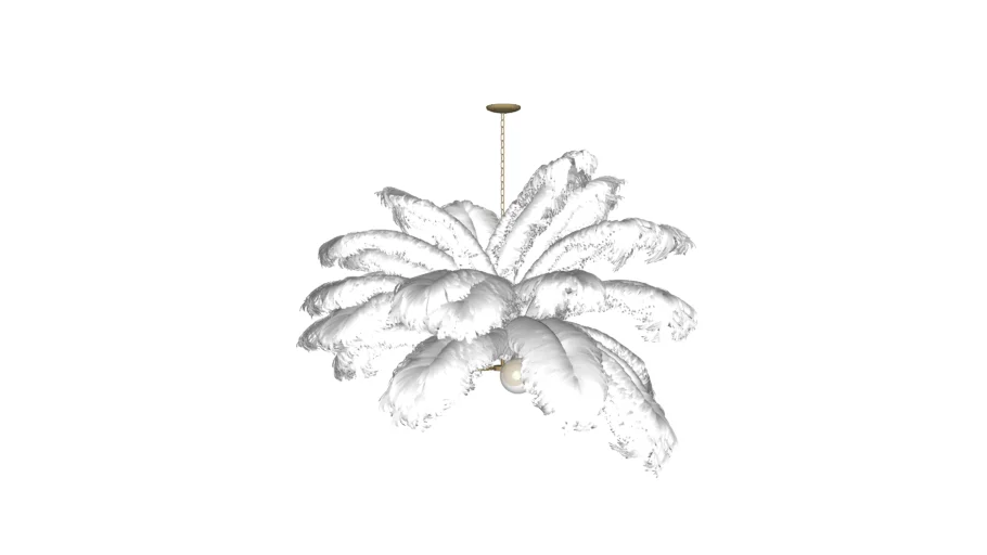 Feather Chandelier