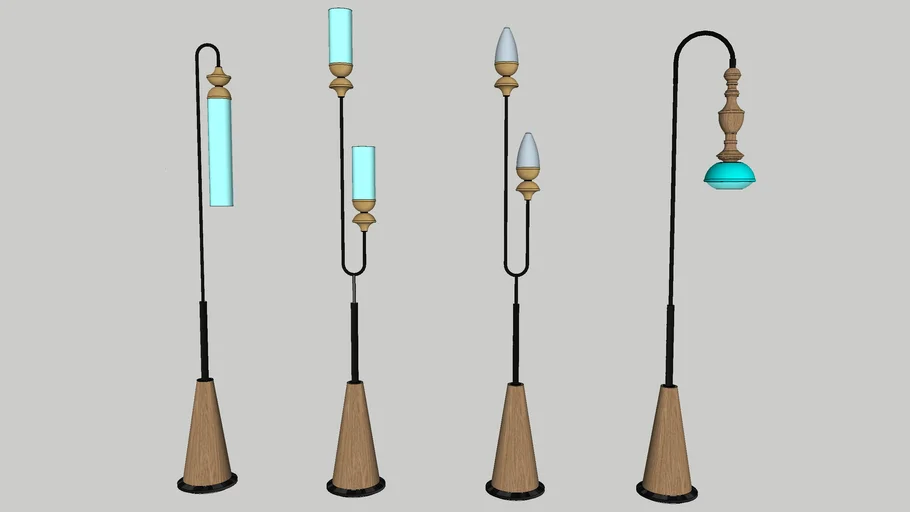 Pedestal lighting.