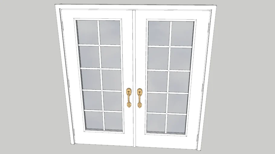 portas - porta dupla de vidro French Doors