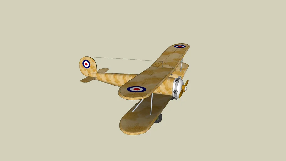 Biplane | 3D Warehouse