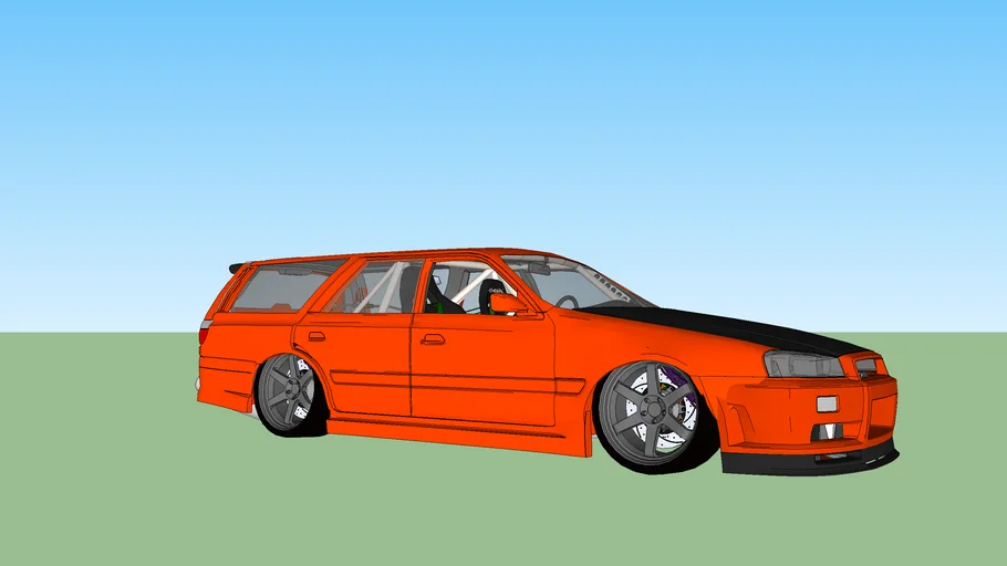 Nissan Stagea r34 front end