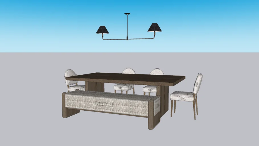 Dining Table Set | 3D Warehouse