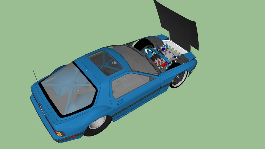 Mazda Rx 7 Gen II Savanna Drag car (Annabelle)