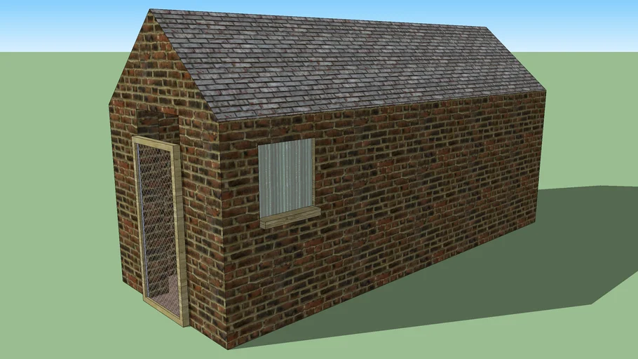 garden brick shed