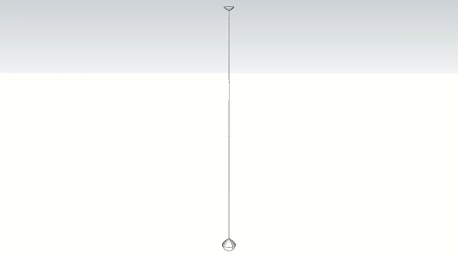 jolly lighting - suspension à tige unique Nau Design