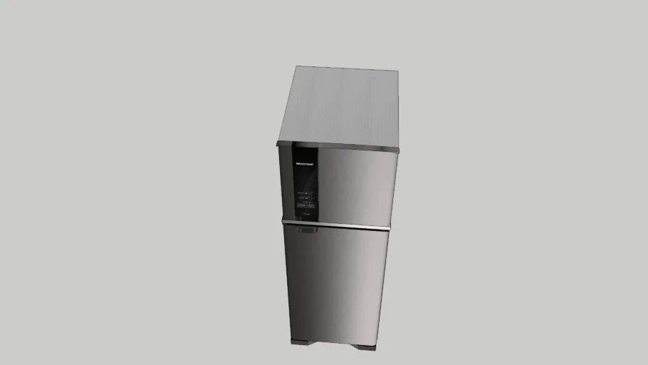 Geladeira Brastemp Frost Free Duplex 375 litros Cor Inox com Espaço Adapt - BRM45HKANA