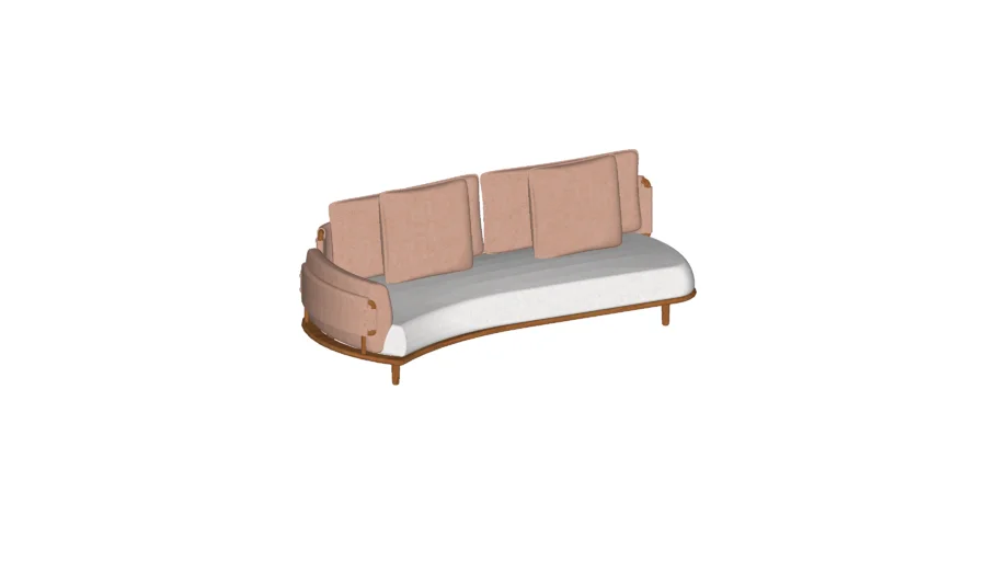 Sofá Ânima com mesa lateral
