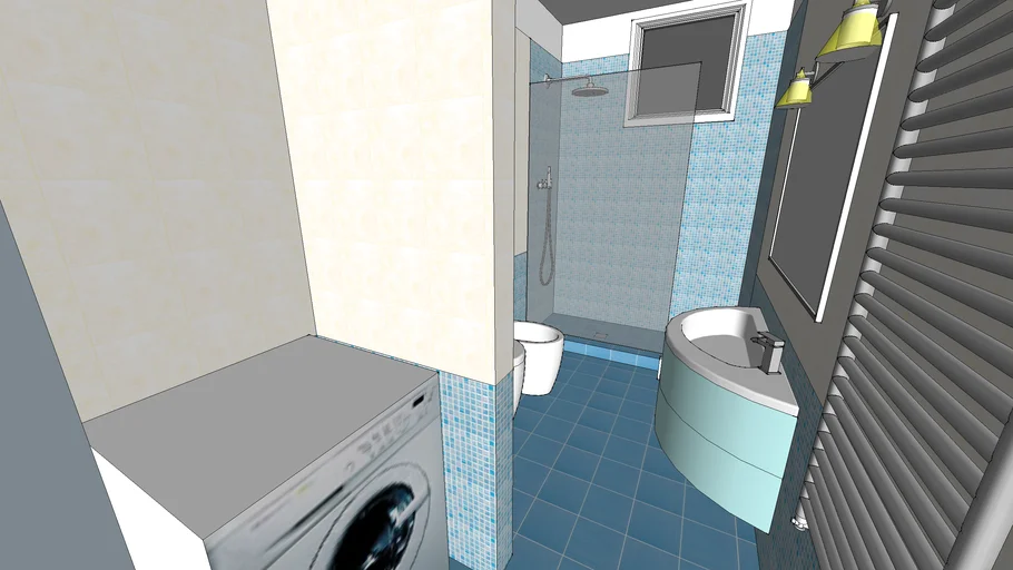 piccol bagno con doccia | 3D Warehouse
