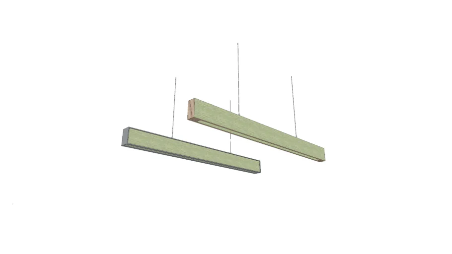 LÁMPARA MADERA LED