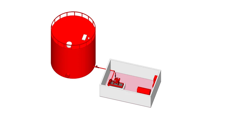 TANQUES Y BOMBA RED CONTRA INCENDIO