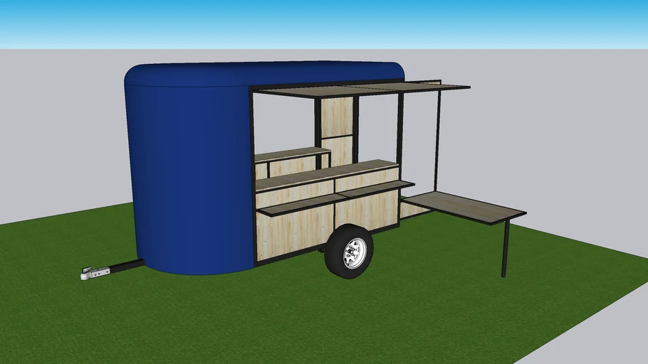 horse trailer food truck