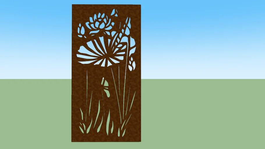 Laser cut panel