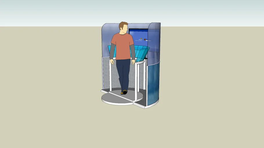 Interactive booth display
