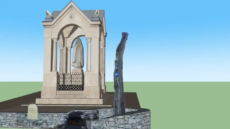 Modelo 3D do Monumento dos Valinhos