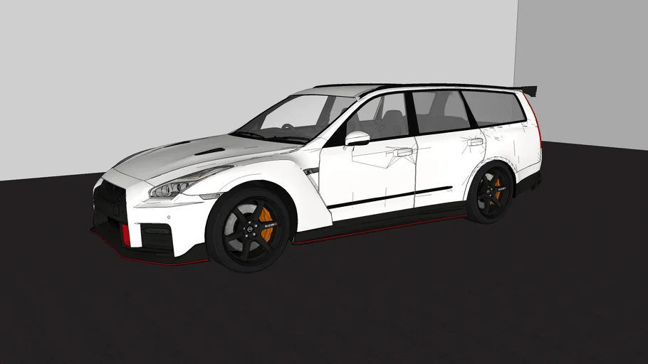 Nissan GT-R R35 Nismo Wagon (Stagea M35) | 3D Warehouse