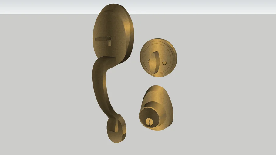 Cerradura de entrada residencial // Handleset residential lock