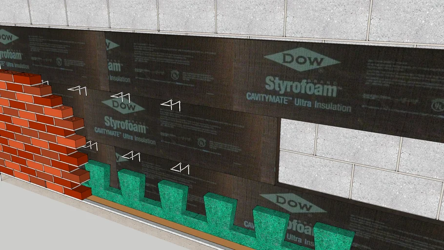 Ultra Air Barier Wall System - Continuous Insulation, Air and Water Barrier