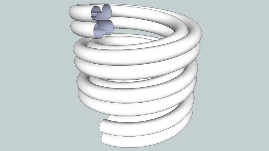 Helical Quadra-Tube
