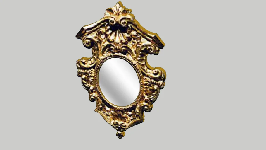 17th Century Baroque Mirror/Frame