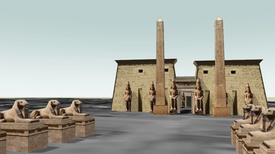 Luxor Temple | 3D Warehouse