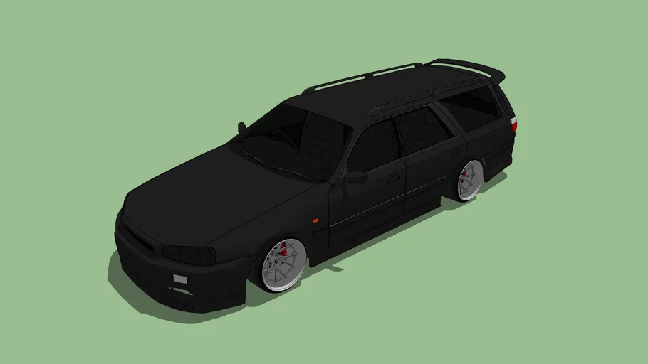 Nissan Stagea GTR R34 front end