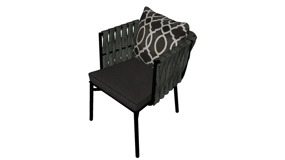 Source Furniture SF-2028-163-1 Aria Dining Arm Chair - Style 1