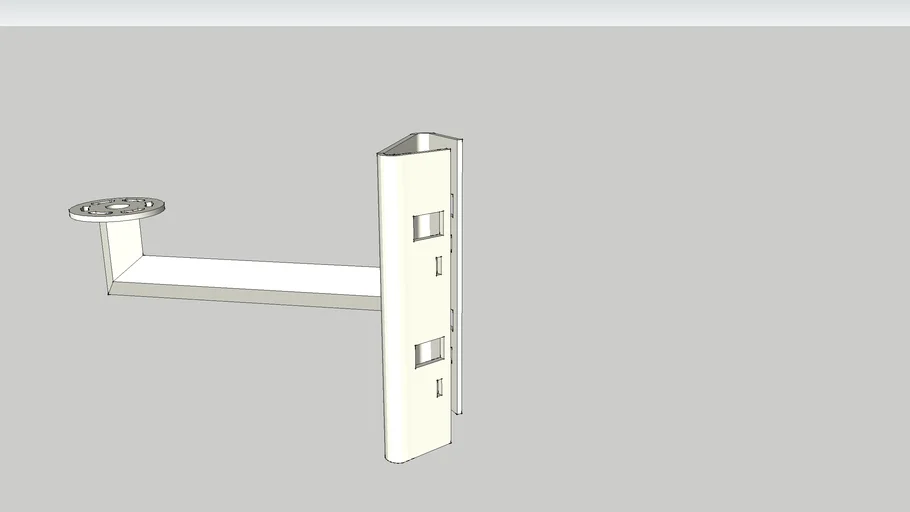 Camera thick pole mount