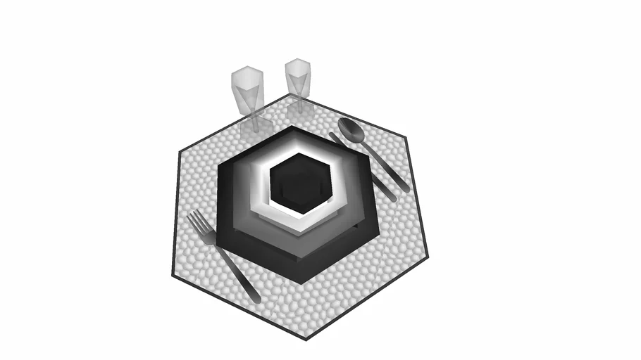 HEXAGON TABLEWARE