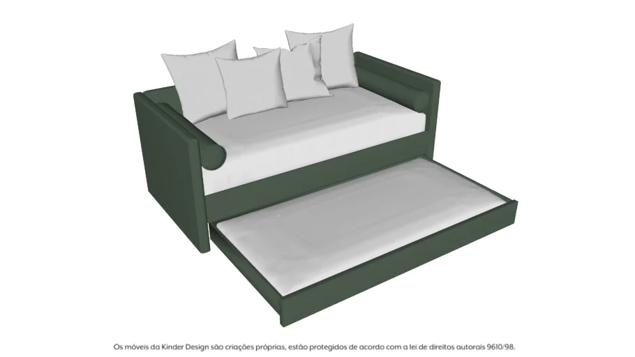 Sofá Cama Aconchego - Kinder Design