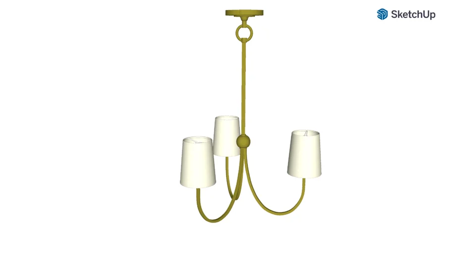 Visual Comfort - Reed Chandelier - Small