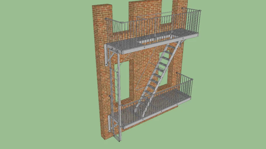 Fire Escape as per NYC code