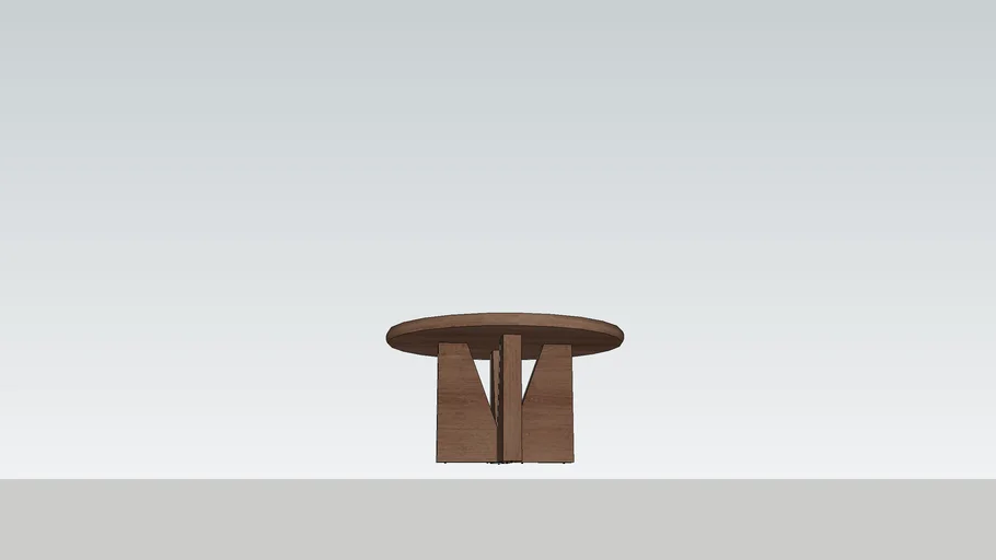V round dining table | 3D Warehouse