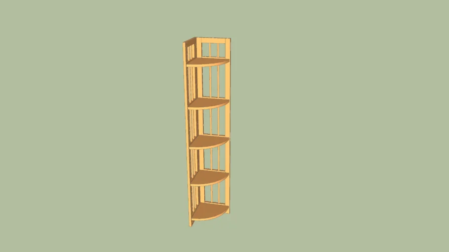 Corner shelf