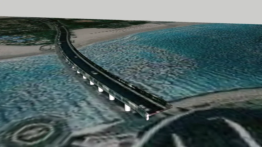 Bridge to Burj al arab hotel