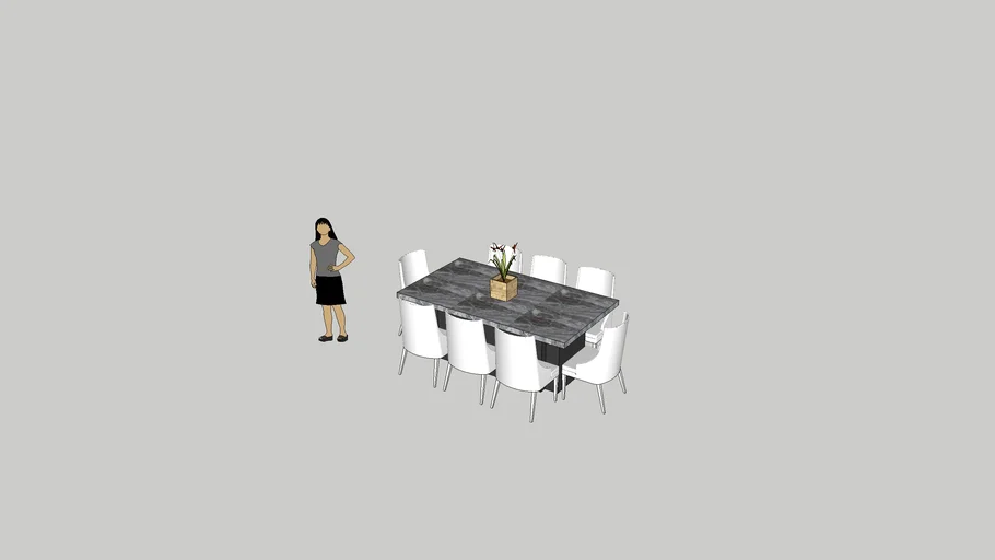 marble top dining set