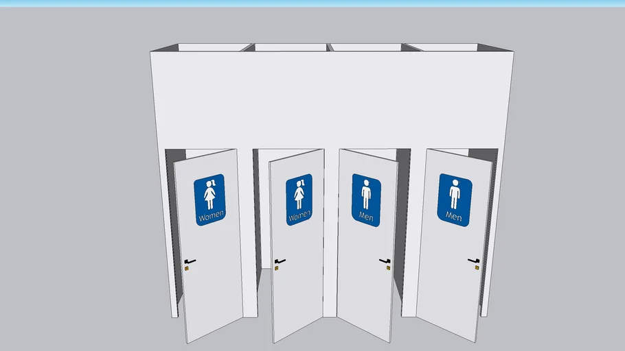 Women and Men restroom