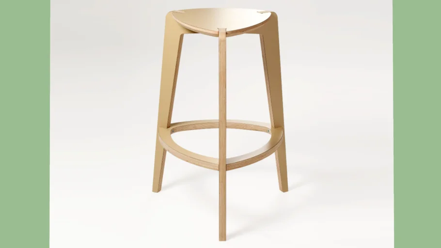 IWOODLIKE BAR STOOL