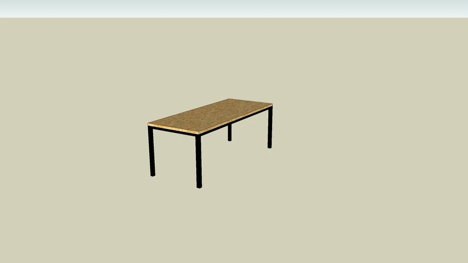 Simple Table | 3D Warehouse