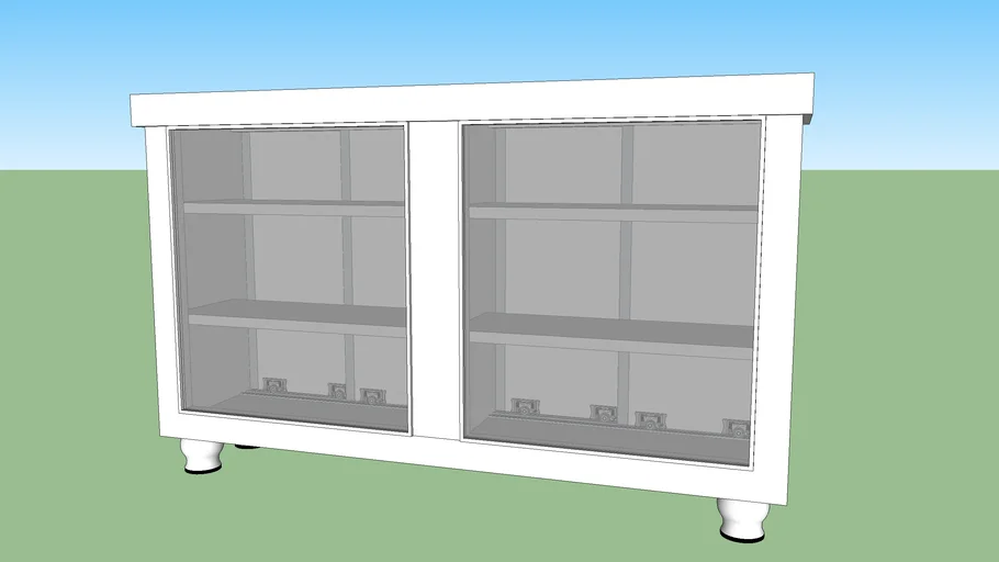 Balcão vitrine para loja