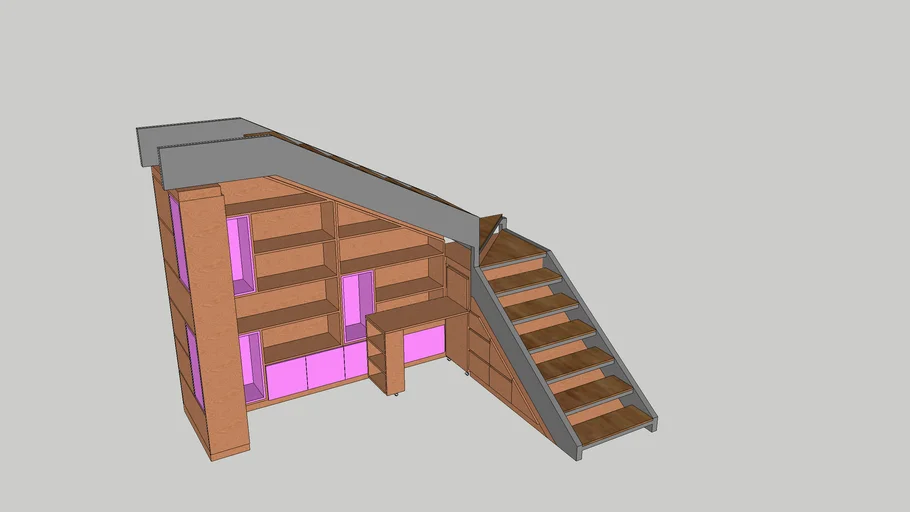 MUEBLE BAJO ESCALERAS